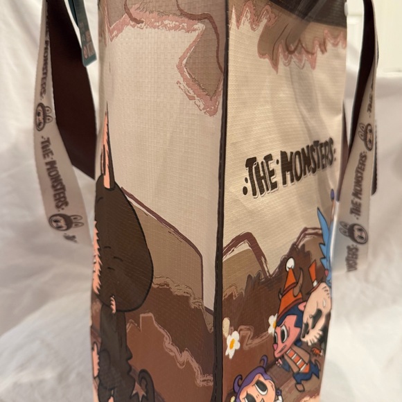 Pop Mart brown tote bag - Picture 2 of 5